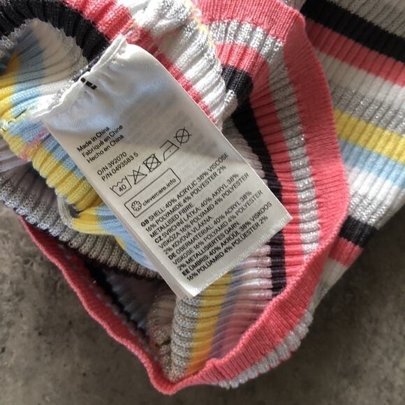 Divided H&M Multicolor Stripe Ruffle Sweater - XS - Picture 9 of 9